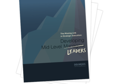 The Missing Link in Strategic Execution: Developing Mid-Level Leaders