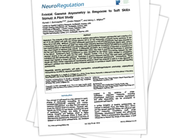 Frontal Gamma Asymmetry in Response to Soft Skills Stimuli: A Pilot Study