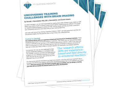Uncovering Training Challenges with Brain Imaging