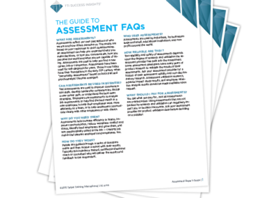 The Guide to Assessment FAQ’s